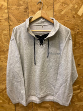 Vintage 80s Adidas quarter top grey white old-school b-boy size large